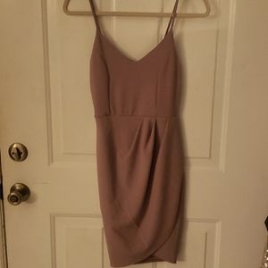Mini mauve dress